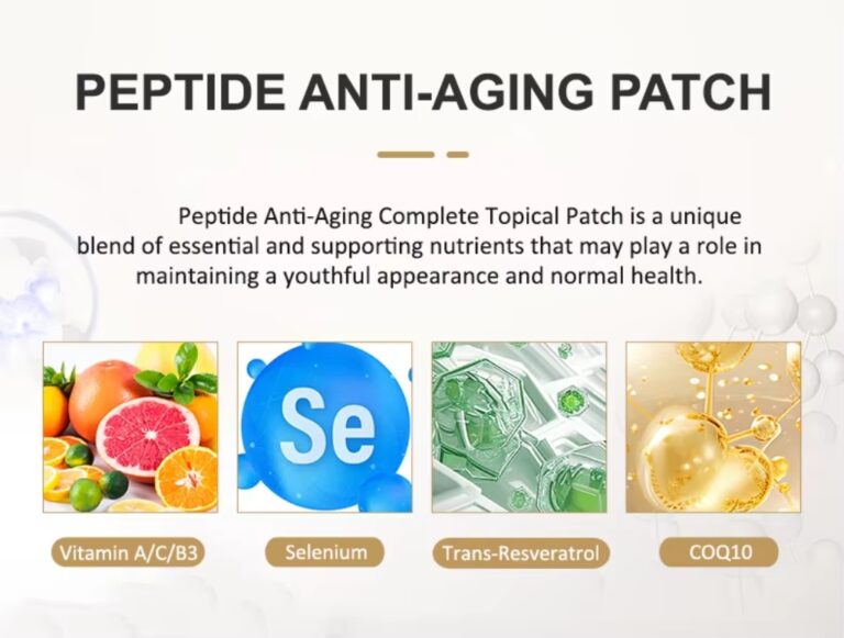 Transdermal Nutrient Topical Peptide Anti-Aging Patch: No Oral Administration or Injection, Unlock a Gentle Anti-Aging Experience
