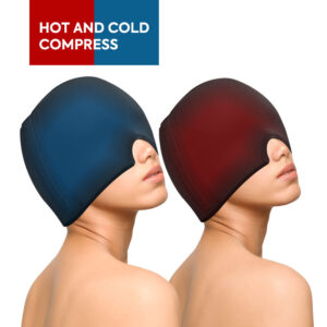 360 Degree Head and Eye Coverage Mask Ice Head Wrap for Migraines and Headaches