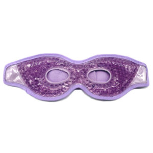 Private Label Weighted Cooling Gel Beads Eye Mask - Dual Sided (Cool/Warm), for Migraine & Headache Relief