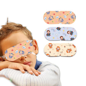 Free Samples Soothing Eye Fatigue Disposable Cute Sleep Eye Cover Patches for Children